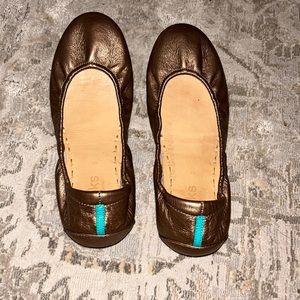 TIEKS Metallic Bronze Ballet Flat Size 9.EUC!